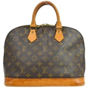 Louis Vuitton Alma Monogram Brown Canvas Handbag